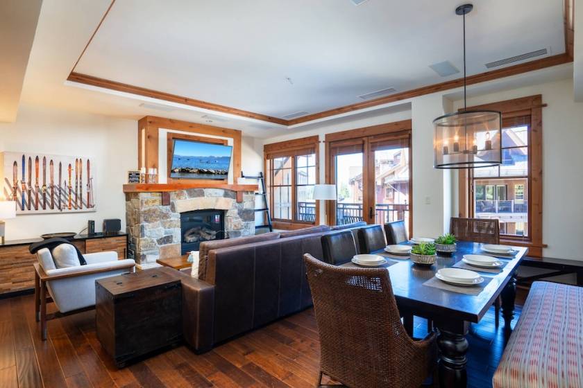 tahoe exclusive vacation rental living room view