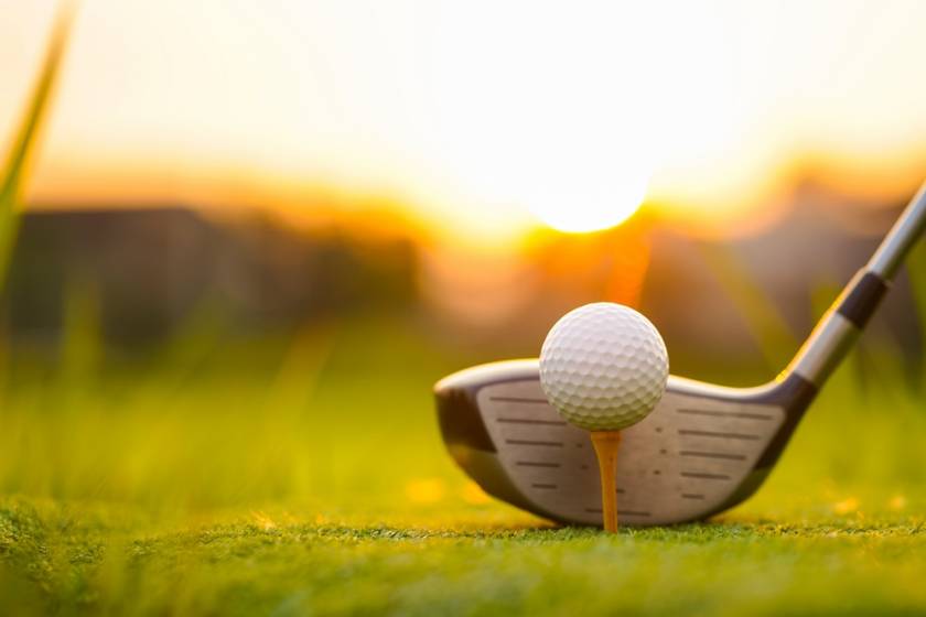 golf ball close up
